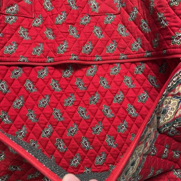 Vera Bradley Red Fall 1991 Garment Bag Made in USA Large Double Zip main image 15